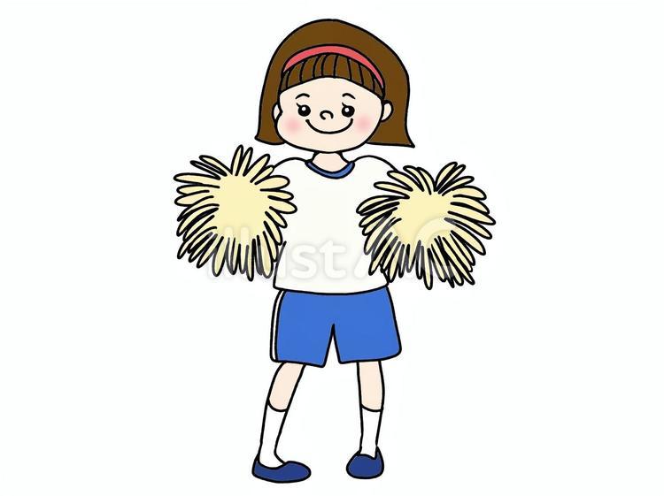 運動会 運動会,ダンス,体操着のイラスト素材