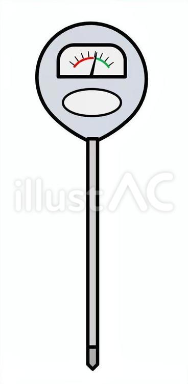 土壌酸度計 土壌酸度計,ph計,研究のイラスト素材
