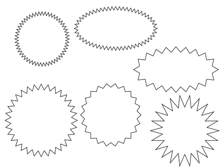 ギザギザ吹き出し 吹き出し,ギザギザ,衝撃,爆発,セール,フレーム,ふきだし,ショック,おどろき,セリフのイラスト素材