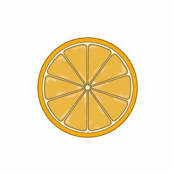 みかんの断面 みかん,断面,果実,食べ物,オレンジ,果物,可愛い,素材のイラスト素材