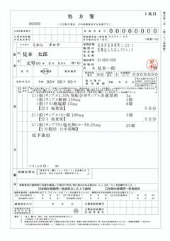 処方箋のサンプル 処方箋のサンプル 処方箋,サンプル,見本,薬,薬剤,医薬品,ジェネリック医薬品,調剤,調剤室,薬局のイラスト素材