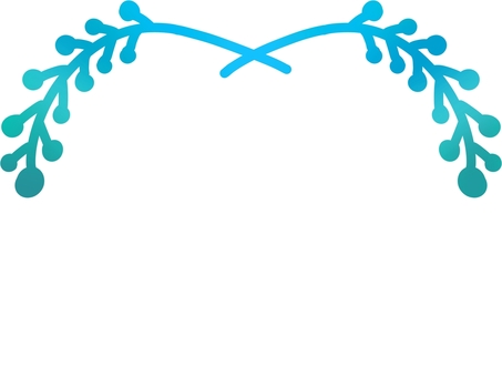 Illustration, laurel wreath, leaf, round, 