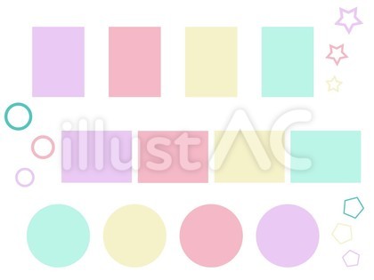 パステルカラーのメモ用紙セット