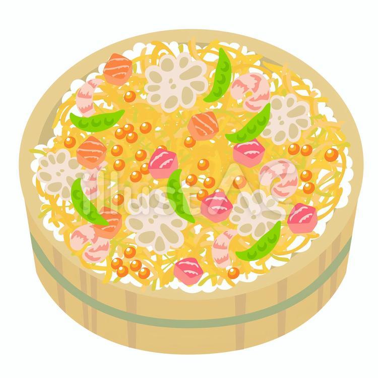 ちらし寿司-2 ちらし寿司,寿司,ひな祭りのイラスト素材