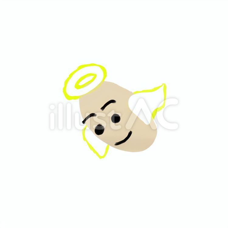 天使 可愛い,馬鈴薯,天使のイラスト素材