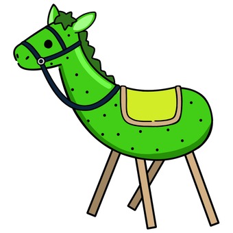 精霊馬キュウリ馬 精霊馬,キュウリ,お盆,精霊,馬のイラスト素材