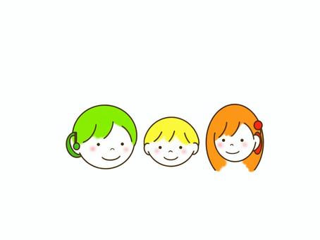 聴覚　ロゴ ロゴ,シンプル,カラー,聴覚障害,障がい,特性,難聴,聴覚,補聴器,人工内耳のイラスト素材