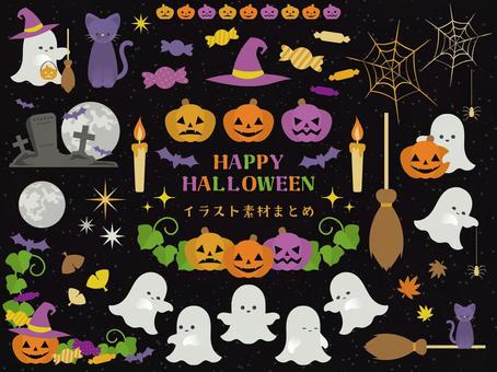 Illustration, halloween, autumn, october, 