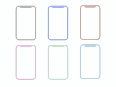 スマホのアイコンセット くすみカラー スマホ,アイコン,セット,アプリ,パステル,くすみカラー,淡い,グレー,青,茶色のイラスト素材