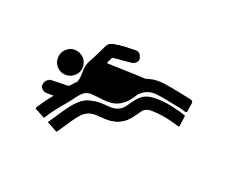 Illustration, swimming, swim, people, 