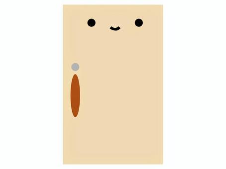 かわいい表情付きのドア ドア,扉,家のドア,建物,住宅,笑顔,微笑む,可愛い,表情付き,ほのぼののイラスト素材