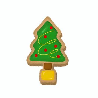 クッキー(クリスマスツリー) クッキー(クリスマスツリー) クリスマス,クッキー,クリスマスツリー,クッキー缶,かわいい,おしゃれ,シンプル,色鉛筆,クレヨン,手描きのイラスト素材