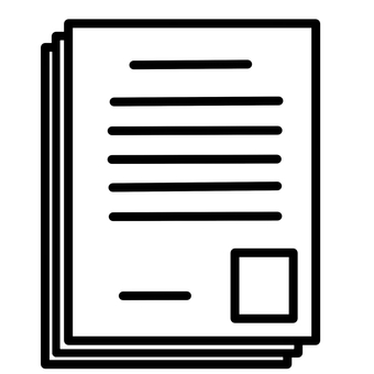 書類 書類,契約書,説明書,申込書,ビジネス素材,プレゼン素材,チラシ素材,sns素材,シンプル,アイコンのイラスト素材