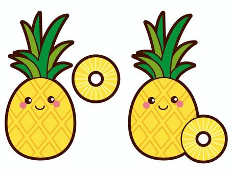 パイナップルイラスト 無料イラストなら イラストac