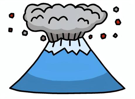 火山噴火 火山噴火,火山活動,マグマ,火山灰,噴石,災害のイラスト素材
