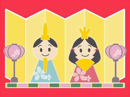 Illustration, hina matsuri, hina festival, hinamatsuri, 