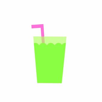 飲み物３ 飲み物,コップ,ジューズ,ストロー,液体,シンプルのイラスト素材