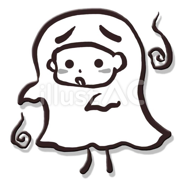 着ぐるみ・おばけ／エンボス 着ぐるみ,きぐるみ,おばけのイラスト素材