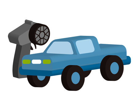 ラジコンカーとリモコンのイラスト ラジコン,ラジオコントロール,無線操縦,rc,車,自動車,ラジコンカー,オフロード,リモコン,おもちゃのイラスト素材