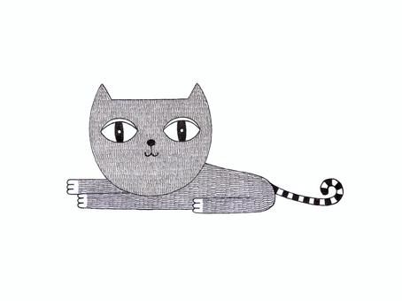 Illustration, kedi, hayvan, evcil hayvanlar, 