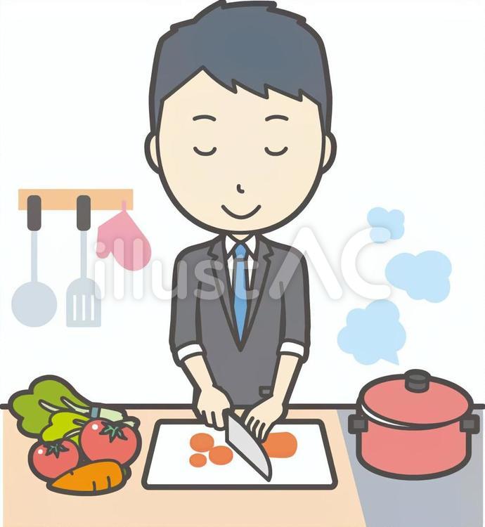  新卒スーツ男性-090-全身 会社員,ビジネスマン,新卒のイラスト素材