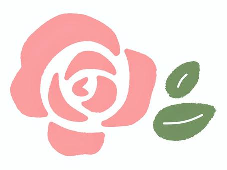 バラ 花 一輪 植物 ピンク