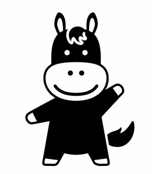 可愛い馬のキャラクターアイコン 可愛い馬のキャラクターアイコン 馬,キャラクター,可愛い,マスコット,お馬さん,生き物,草食,動物,哺乳類,アイコンのイラスト素材