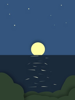 full moon and starry sky, JPG full moon and starry sky, , JPG