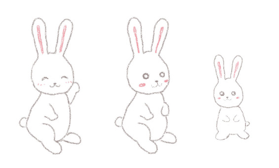 Illustration, kelinci, kureen, cute, 
