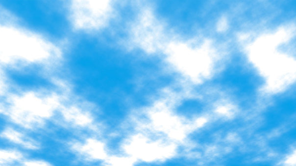 Illustration, blue sky, cloud, sunny day, 