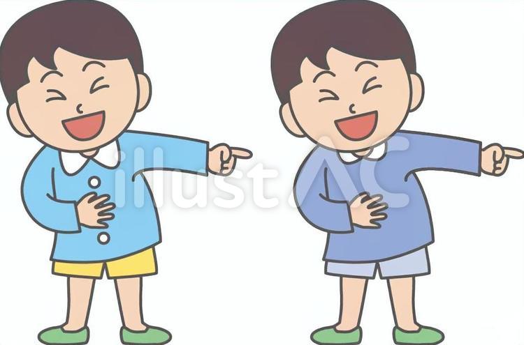 笑う男の子 男の子,園児,幼児のイラスト素材