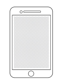 スマホ アイコン スマホ,スマートフォン,ネットワーク,sns,通信,メール,電話,ビジネス,生活,イラストのイラスト素材