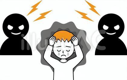 幻覚、幻聴、虐待に悩む男の子 涙
