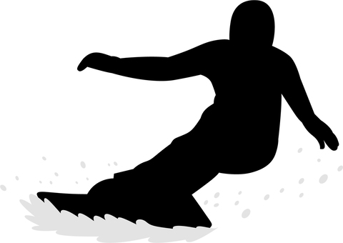 Snowboard silhouette, , JPG, PNG and AI