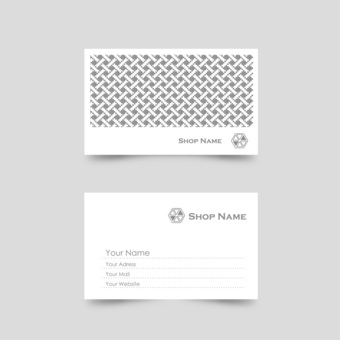 Illustration, shop card, simple, geometric pattern, 