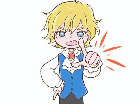 怒る令息 怒る,抗議,うるさい,説教,口撃,批判,非難,罵る,令息,王子のイラスト素材