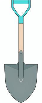 シャベル_shovel 道具,園芸,農業,シャベル,大型のイラスト素材