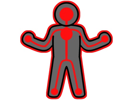 身体強化の魔法を使うピクトグラム『赤』 身体強化の魔法を使うピクトグラム『赤』 身体強化,ピクトグラム,魔法,エフェクト,体内,巡る,エネルギー,モチーフ,カラー,ポーズのイラスト素材