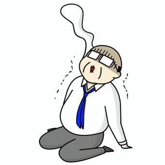 Illustration, soul, shock, despair, 