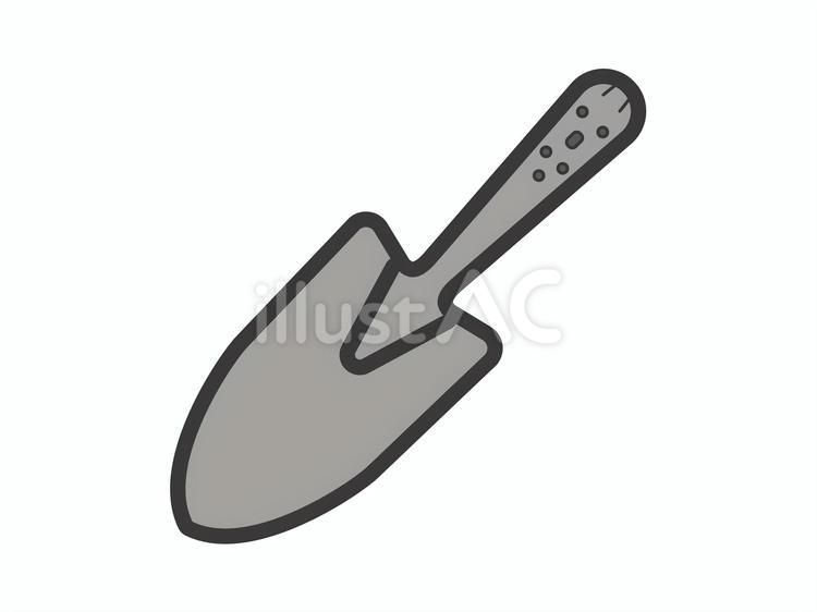 移植ゴテ01 移植ゴテ,ガーデニング,スコップのイラスト素材