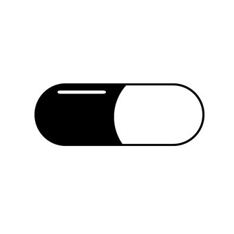 カプセル アイコン  背景透過 薬 カプセル,アイコン,薬,透過,シルエット,内服,服薬,マーク,薬品,サプリメントのイラスト素材