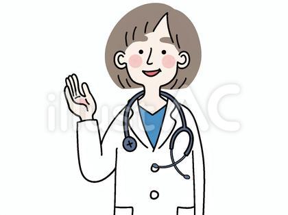 優しく指導するする女性の医療従事者