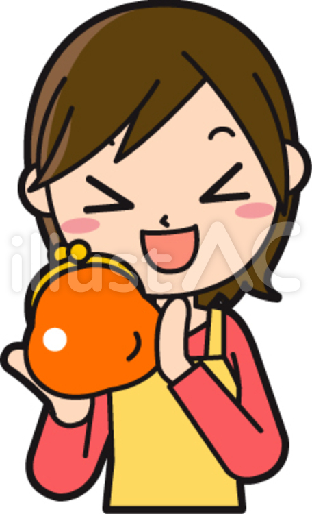 主婦・上半身 主婦,エプロン,女性のイラスト素材