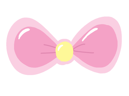 ピンクのリボン