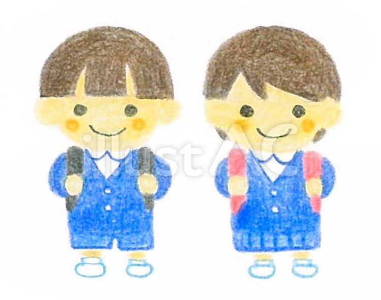 小学生 小学生,子ども,人物のイラスト素材