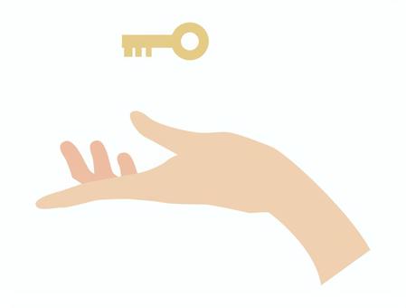 key, key, left hand, spare key, JPG and PNG