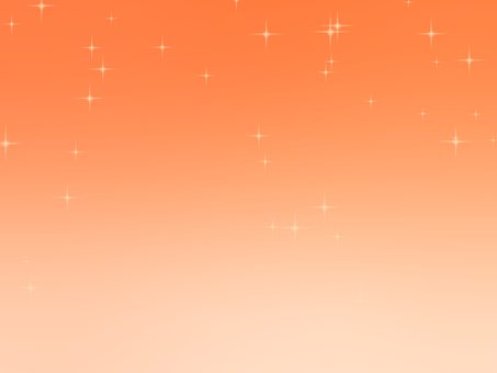 オレンジ色のきらきら壁紙イラスト