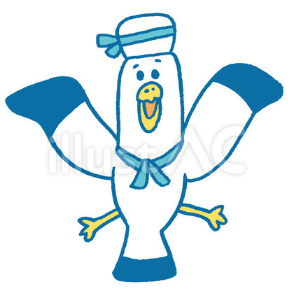 カモメ　ジャンプ