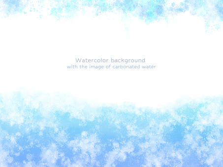 Illustration, watercolor, bubble, foaming, 