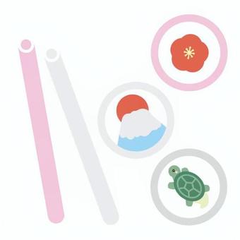 千歳飴（棒状の飴、カット飴） 千歳飴,飴,棒,丸,縁起物,日本,お菓子,スイーツ,祝い,伝統のイラスト素材